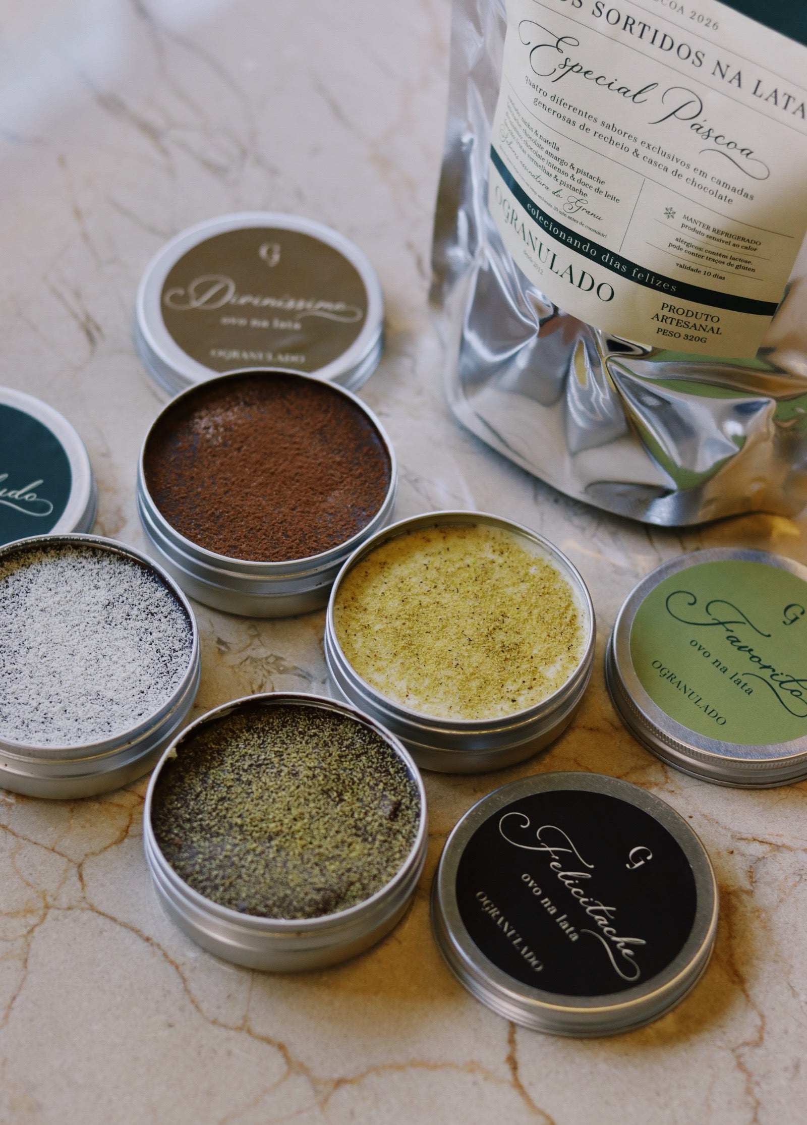 Ovos Sortidos na Lata