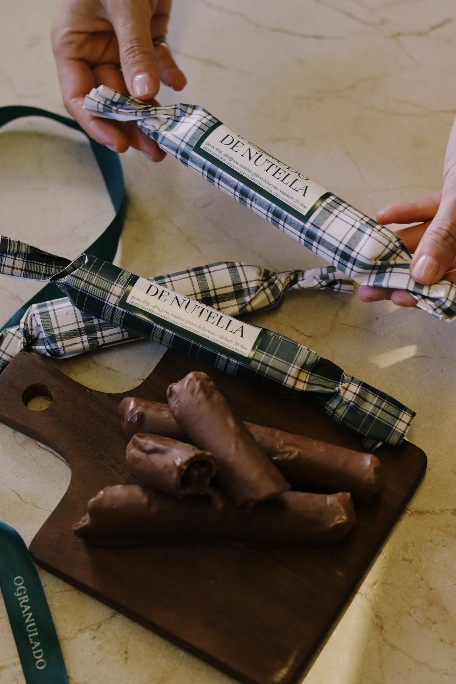 Trio Canudo de Nutella