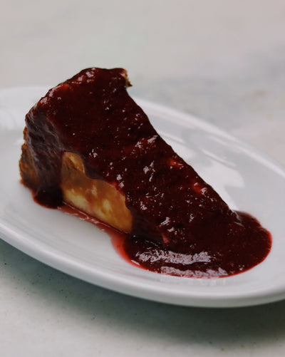 Fatia de Cheesecake c/ Frutas Vermelhas